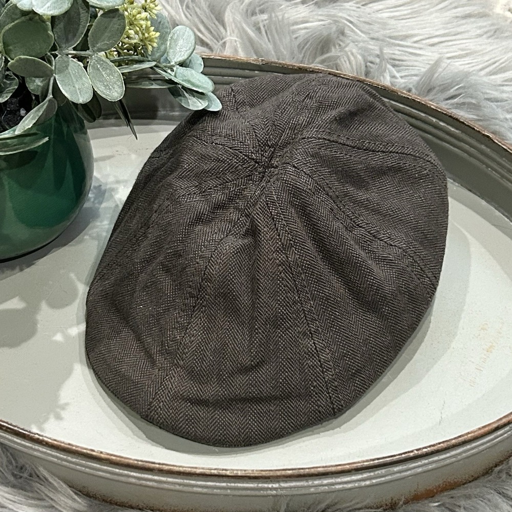 GAP Youth 2010 Newsboy Brown Cap Hat Size Small/Medium
